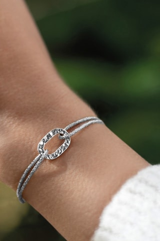 Bracelet Gousset - Plaqué argent