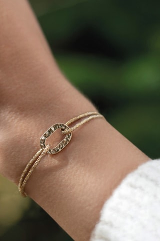 Pulsera Brasse - Chapado en oro amarillo