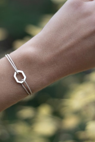 Bracelet Nodus - Plaqué argent