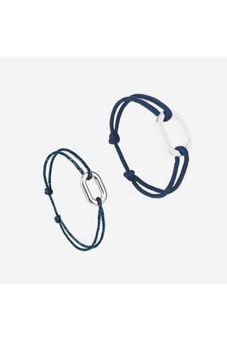 2 pulseras Darse y Calvi - Chapado en plata