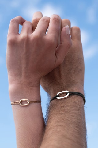 2 pulseras Tige y Filin - Chapado en plata