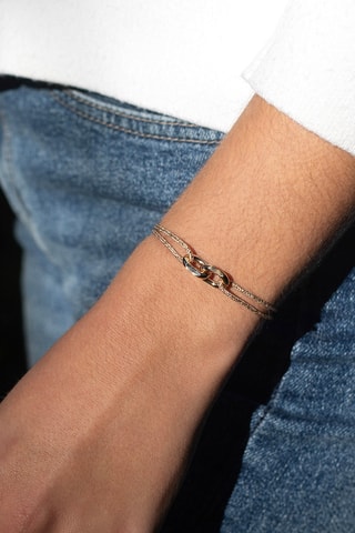2 pulseras Filin y Sintra - Chapado en oro