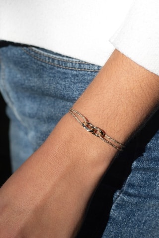2 pulseras Havane y Sintra - Chapado en oro
