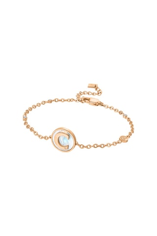 Armband Circulo - Doublé Roségoud en Parelmoer