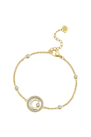 Armband Marque - Doublé Geelgoud en Parelmoer