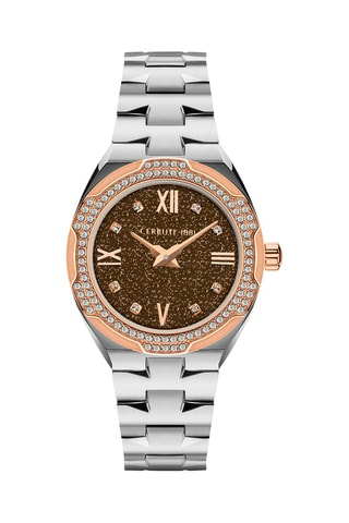 Orologio al quarzo in acciaio Glizia - Argentato e dorato rosa