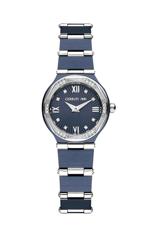 Stalen Quartz Horloge Rendinara -  Blauw