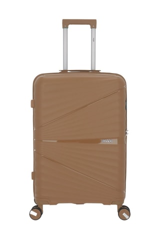Maleta mediana y vanity Vela (M/W)  -  65/35 cm - Marrón