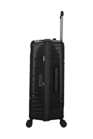Maleta mediana y maleta grande Lyra (M/L)  -  65/75 cm - Negro y plateado