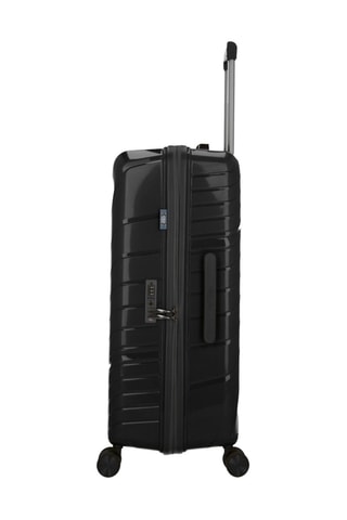 Maleta grande Lyra (L)  -  75 cm - Negro y plateado