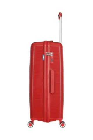 Juego de 3 maletas Orion (S/M/L)  -  55/65/75 cm - Rojo
