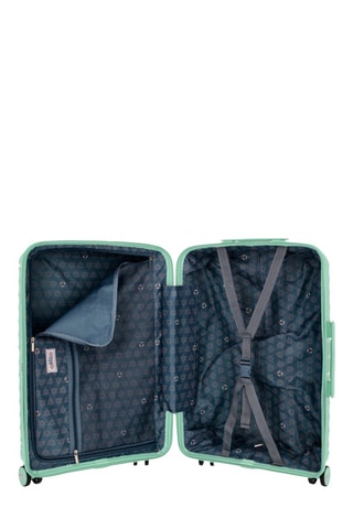 Juego de 2 maletas y vanity Vela (S/M/W)  -  55/65/35 cm - Verde