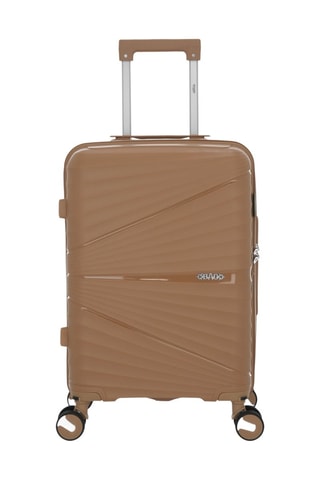 Maleta de cabina y vanity Vela (S/W)  -  55/35 cm - Marrón