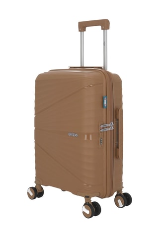 Maleta de cabina y vanity Vela (S/W)  -  55/35 cm - Marrón