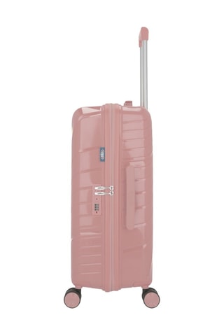 Maleta de cabina y maleta mediana Lyra (S/M)  -  55/65 cm - Rosa y plateado