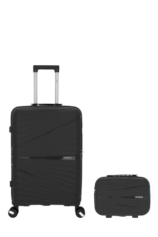 Maleta mediana y vanity Vela (M/W)  -  65/35 cm - Gris