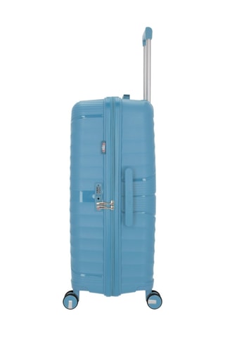 Valise cabine et Valise grand volume Vela (S/L)  -  55/75 cm - Bleu et argenté