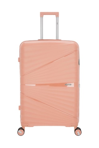 Juego de 3 maletas y vanity Vela-C (S/M/L/W)  -  55/65/75/35 cm - Rosa