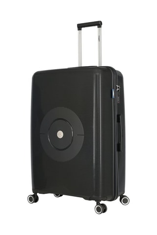 Maleta grande Orion (L) -  75 cm - Negro, blanco y azul