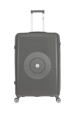 Maleta grande Orion (L) -  75 cm - Blanco y gris
