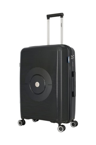 Maleta mediana Orion (M) -  65 cm - Negro, plateado y blanco