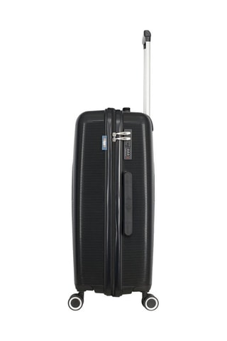 Maleta mediana Orion (M) -  65 cm - Negro, plateado y blanco