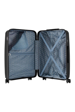 Maleta mediana Orion (M) -  65 cm - Negro, plateado y blanco