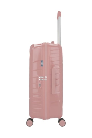 Maleta de cabina y maleta mediana Lyra (XS/M)  -  51/65 cm - Rosa y plateado
