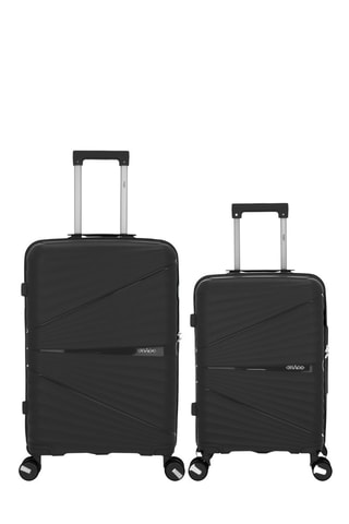 Valise cabine et valise semaine Vela (S/M)  -  55/65 cm - Gris