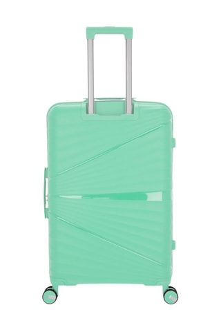 Juego de 3 maletas y vanity Vela-C (S/M/L/W)  -  55/65/75/35 cm - Verde