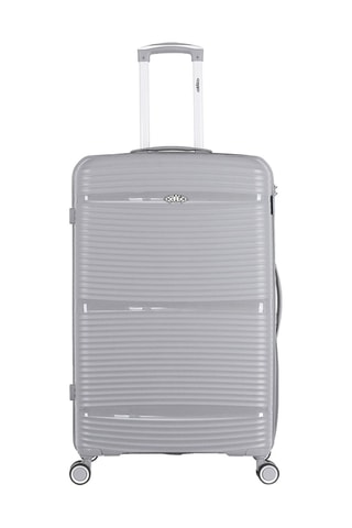 Mala de cabine e mala de grande volume Centaure (S/L) - Cinzento - 55/75 cm - Prateado e cinzento