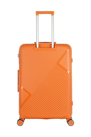 Mala média e mala de grande volume Cassiopee (M/L) - Laranja - 63/73 cm - Laranja e prateado