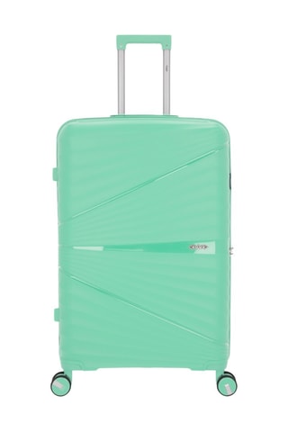 Valise cabine et Valise grand volume Vela (S/L)  -  55/75 cm - Vert et argenté