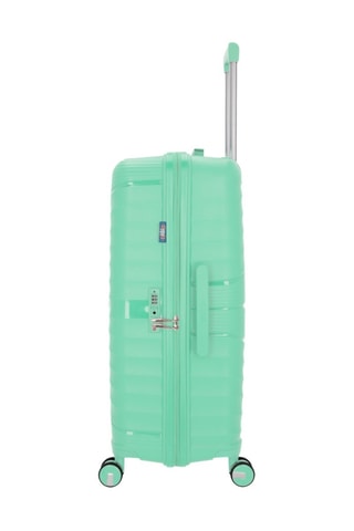 Valise cabine et Valise grand volume Vela (S/L)  -  55/75 cm - Vert et argenté