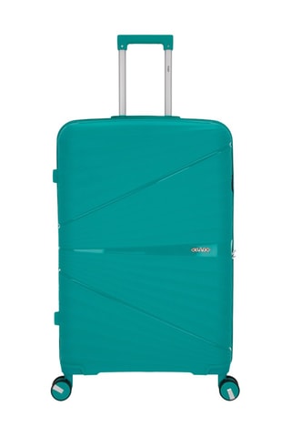 Valise cabine et valise grand volume Vela (S/L)  -  55/75 cm - Vert et argenté