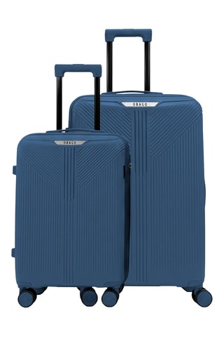 Set de 2 valises (S/L) Eridan - 55/75 cm - Bleu marine