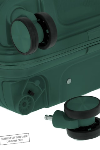 Set de 2 valises (S/M) Eridan - 55/65 cm - Vert