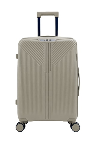 Juego de 3 maletas (S/M/L) Eridan - 55/65/75 cm - Gris claro