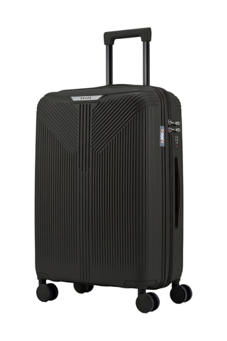 Set de 2 valises (S/M) Eridan - 55/65 cm - Noir