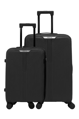 Set de 2 valises (S/L) Eridan - 55/75 cm - Noir