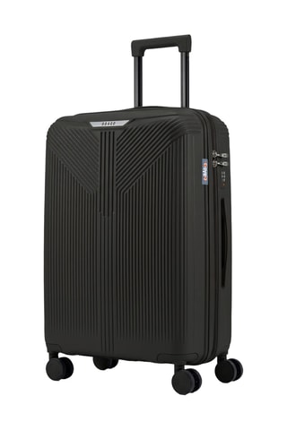 Set de 2 valises (S/L) Eridan - 55/75 cm - Noir
