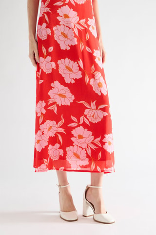 Lange jurk - Rood