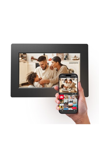 Cadre photo connecté AgfaPhoto Realiview APF700 Wi-Fi - Noir