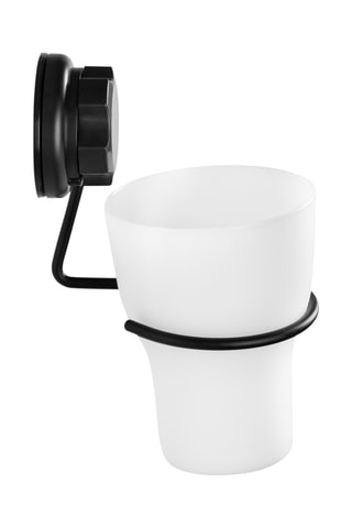 Suporte para escova de dentes Bestlock Preto e branco