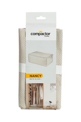 Saco de arrumação edredão Nancy - 70 x 50 x 30 - Bege
