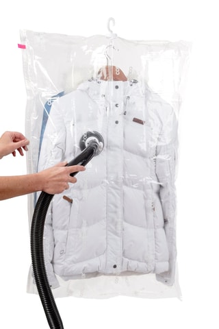 2 sacchi di compressione - 70 x 105 / 70 x 145 cm - Trasparente 