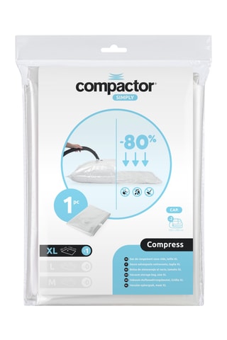 Saco de compressão a vácuo Aspispace - 80 x 130 cm - Transparente