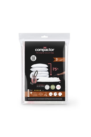 Sacos de compressão a vácuo Aspispace - 3 peças - 80 x 100 vm