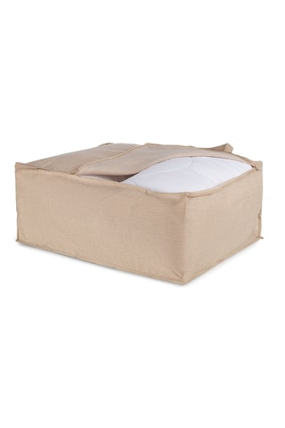Saco de arrumação para edredão Sandy - 50 x 70 x 29 cm - Bege