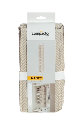 Organizador de calçado Nancy - 128 x 30 x 15 cm - Bege